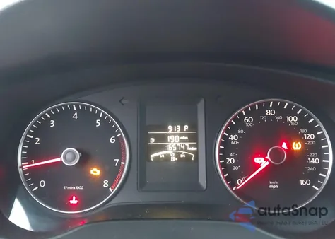 2013 Volkswagen Jetta 2.5L Se из США, поврежденный, VIN 3VWDP7AJ3DM265783